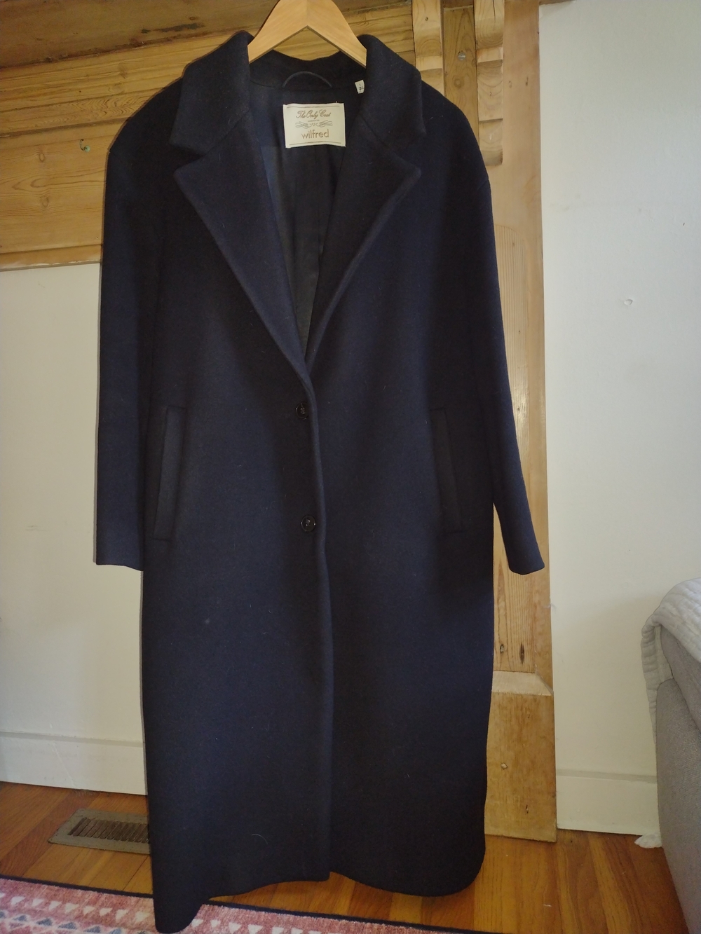 Aritzia The Only Coat - Wool Cashmere
